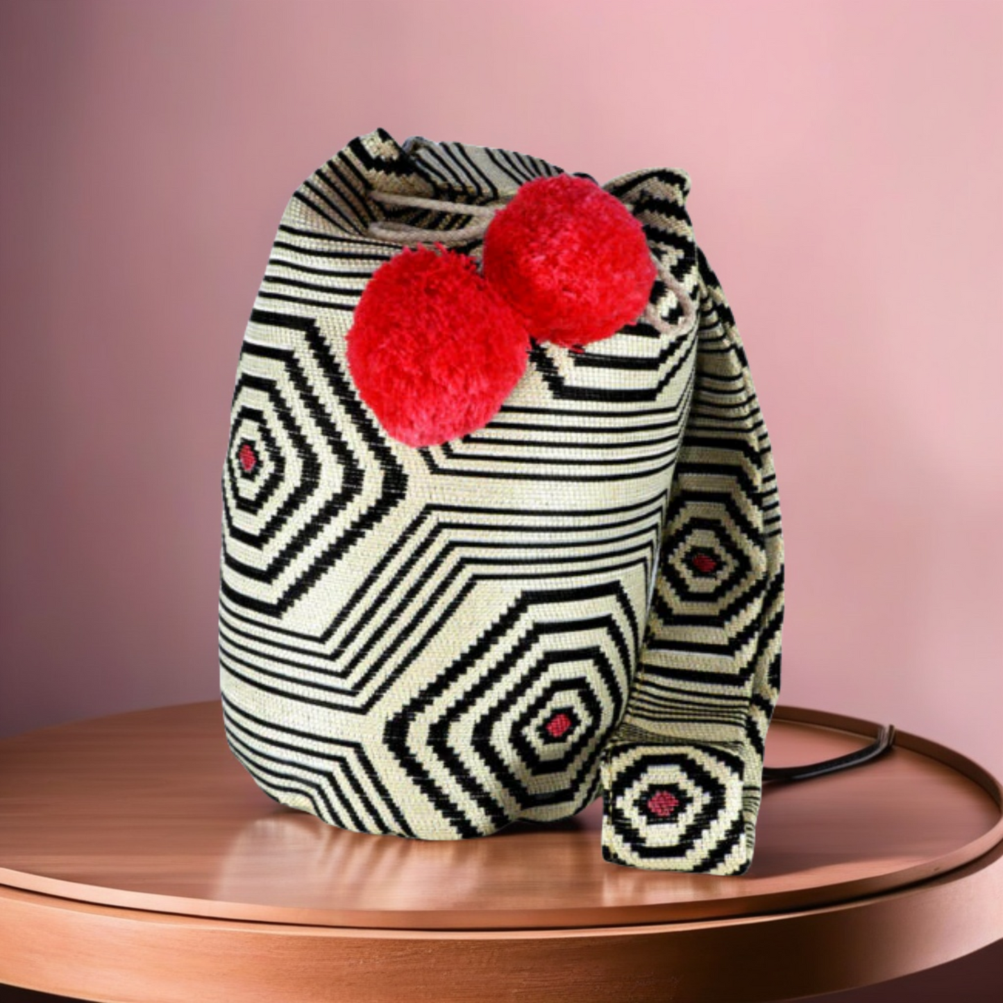 Mochila Labrada Pompones
