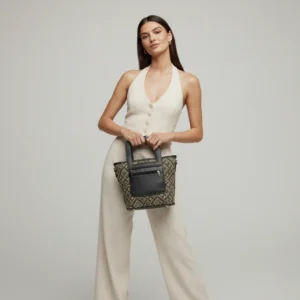 Bolso de Mano · Rombos Negros