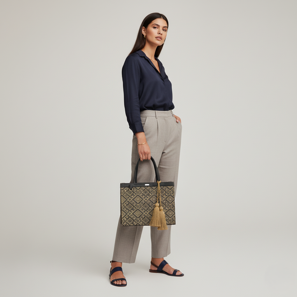 Business Bag · Rombos Negros - Image 3