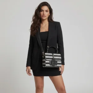 Cartera · Blanco Negro