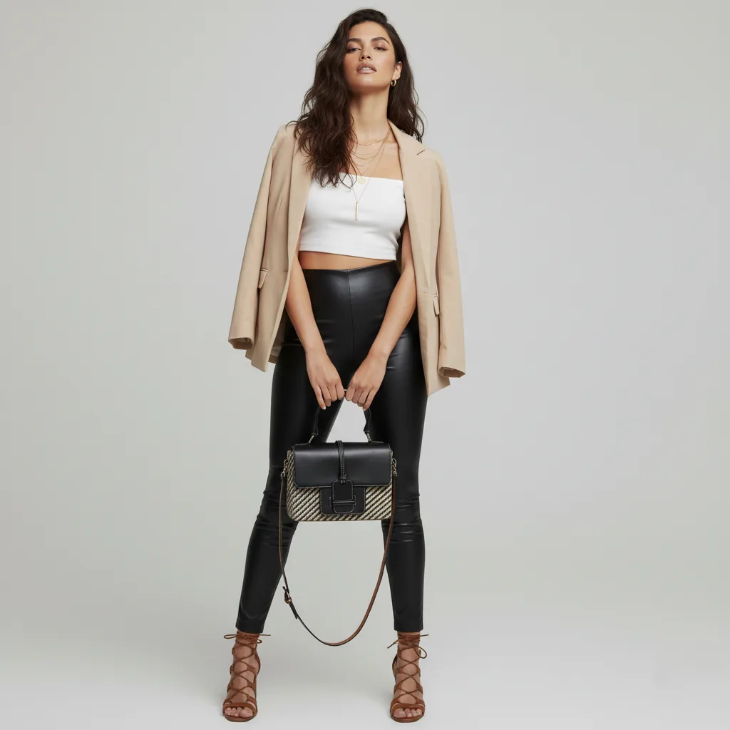 Cartera · Caña Cuero Negro