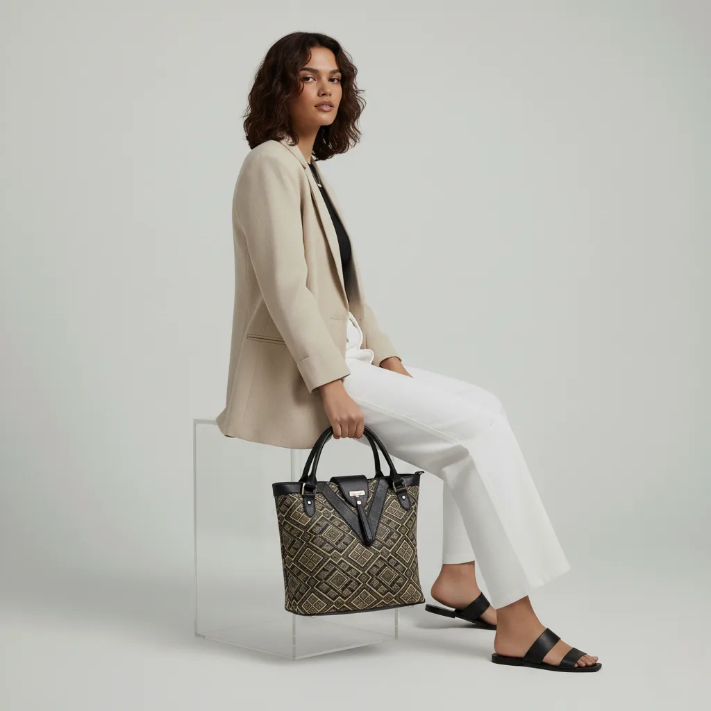 Tote Bag · Rombos Negros