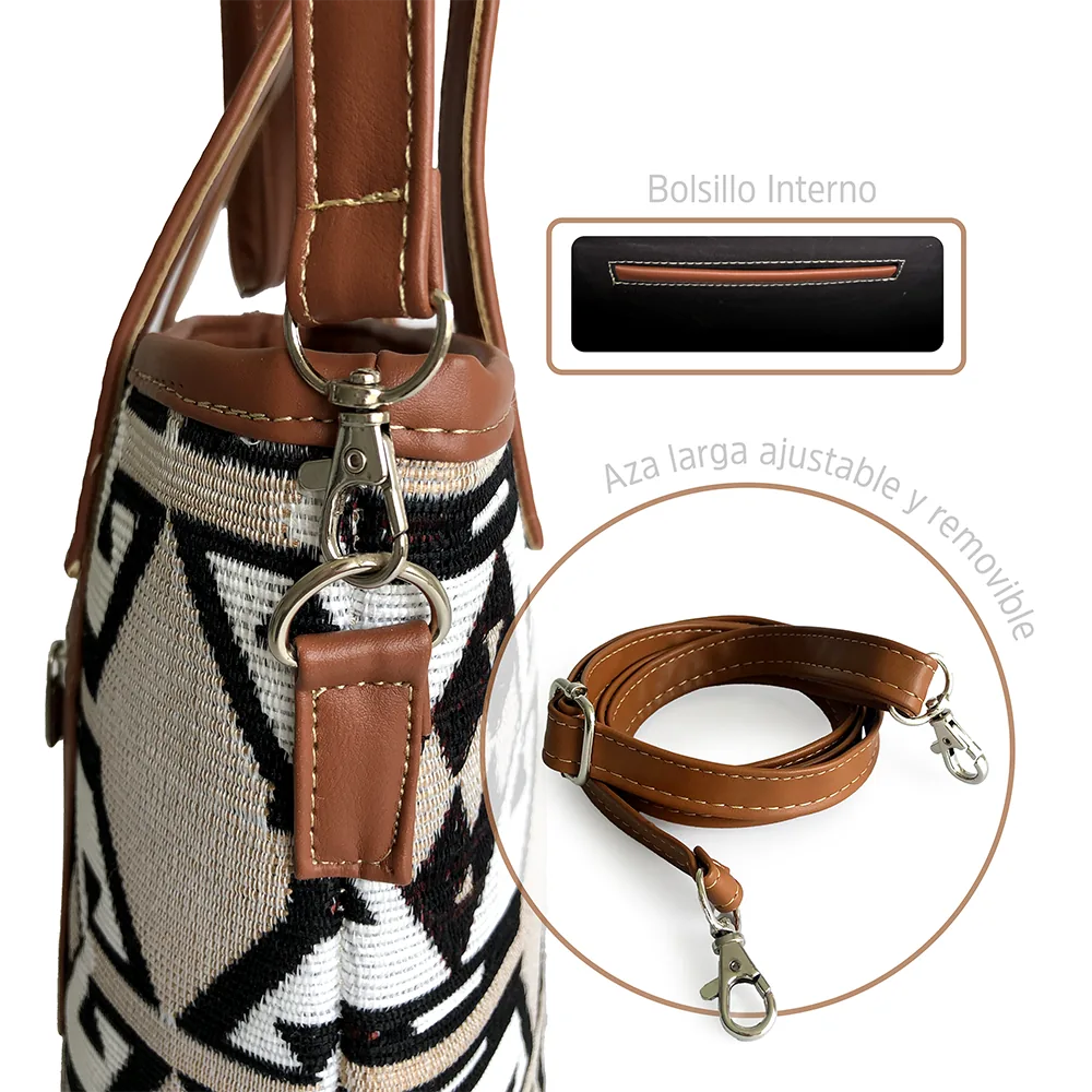 Bolso de Mano · Cafe - Image 6