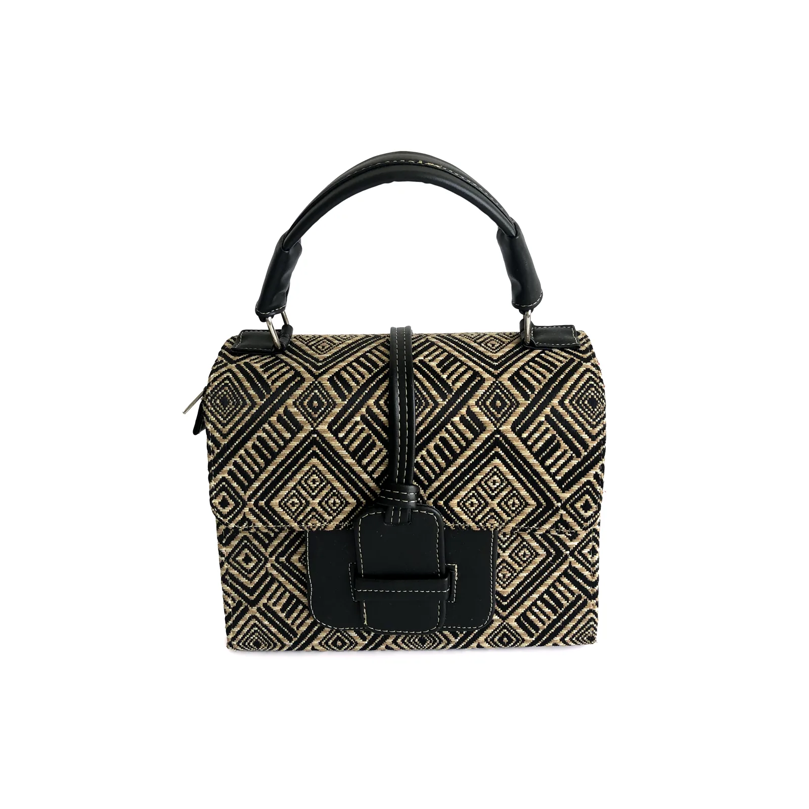 Cartera · Rombos Negro - Image 2