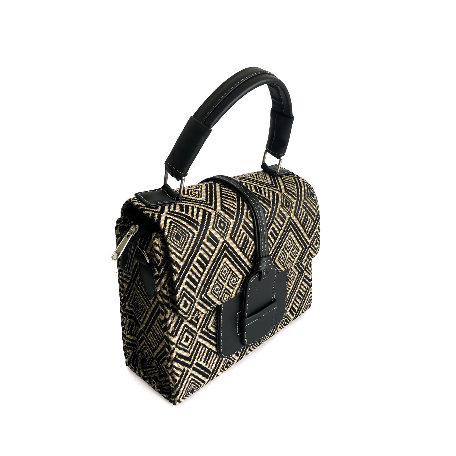 Cartera · Rombos Negro - Image 4
