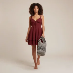 Mochila Playera · Blanco Negro